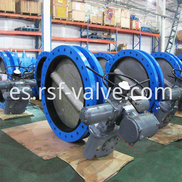 U Type Butterfly Valve With Rotork Actuator